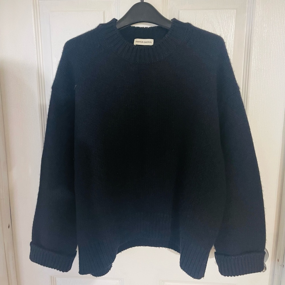 Mansur Gavriel Navy Cashmere sweater